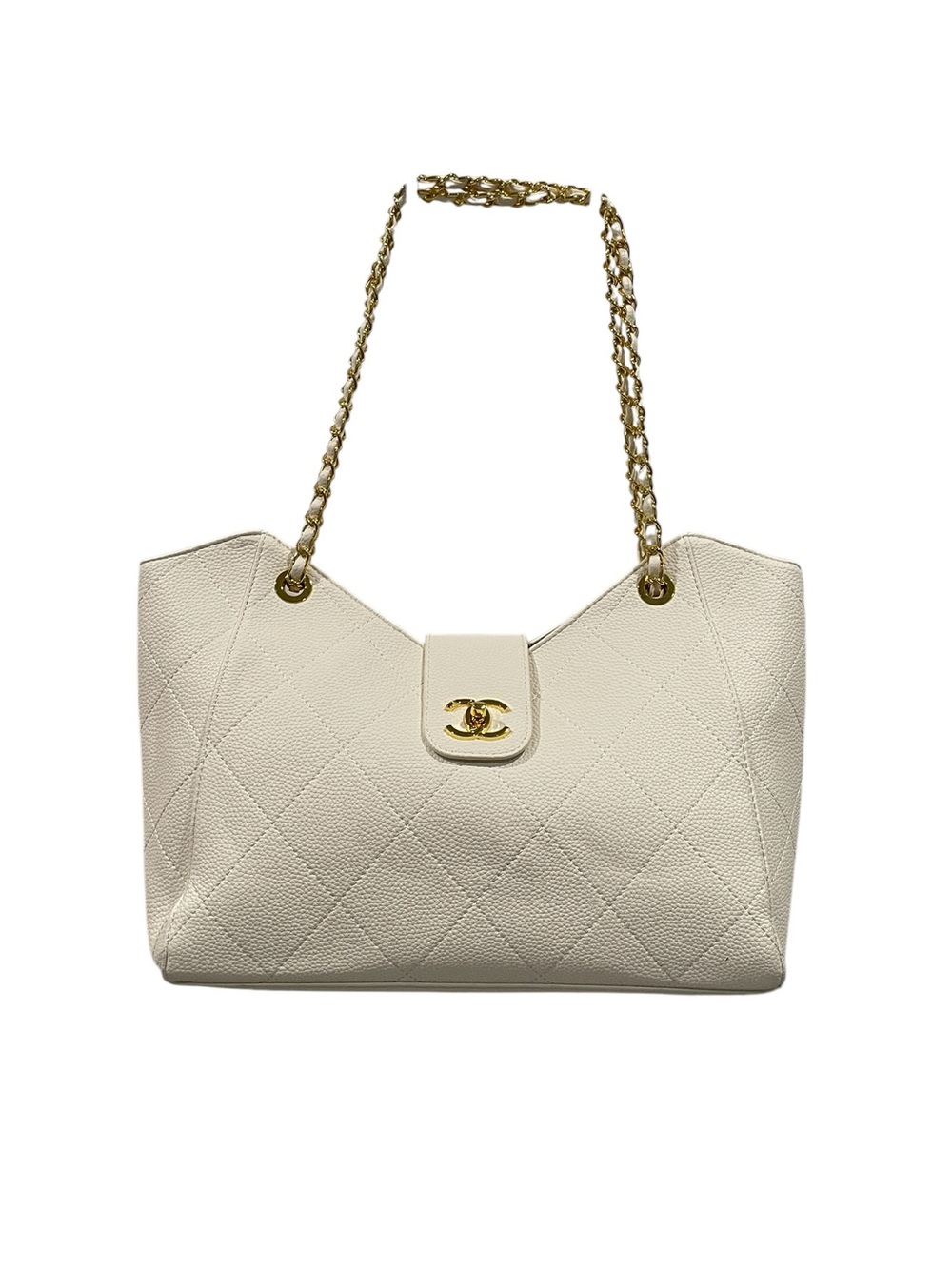 🤍Women’s White Quilted Tote Bag 🤍✨ - Picture 2 of 11